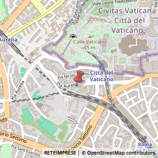 Mappa Via Aurelia, 145, 00165 Roma, Roma (Lazio)