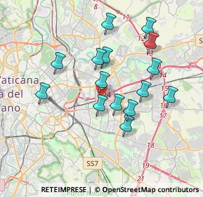 Mappa Via dello Scalo Prenestino, 00177 Roma RM, Italia (3.53133)