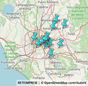 Mappa Via dello Scalo Prenestino, 00177 Roma RM, Italia (7.65231)