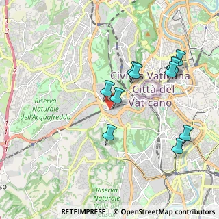 Mappa Via di San Pio V, 00165 Roma RM, Italia (2.10364)