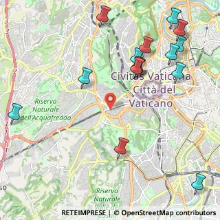 Mappa Via di San Pio V, 00165 Roma RM, Italia (2.85667)