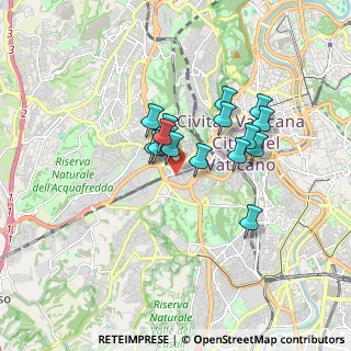 Mappa Via di San Pio V, 00165 Roma RM, Italia (1.3275)