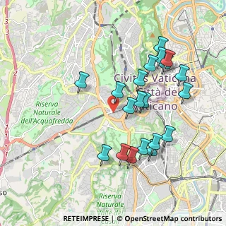 Mappa Via di San Pio V, 00165 Roma RM, Italia (2.002)