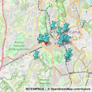 Mappa Via di San Pio V, 00165 Roma RM, Italia (1.58625)