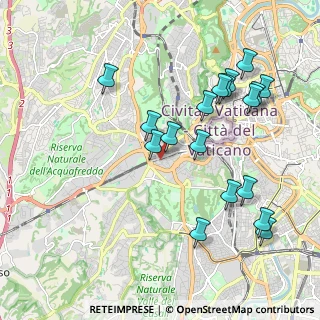 Mappa Via di San Pio V, 00165 Roma RM, Italia (2.24556)