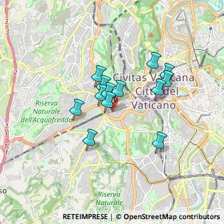 Mappa Via di San Pio V, 00165 Roma RM, Italia (1.39846)