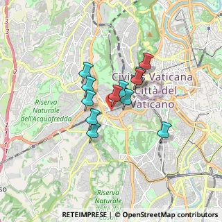 Mappa Via di San Pio V, 00165 Roma RM, Italia (1.23083)
