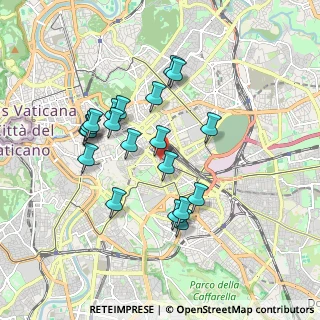Mappa Piazza Vittorio Emanuele, 00185 Roma RM, Italia (1.7325)