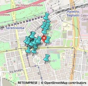 Mappa Via Giuseppe di Vittorio, 00177 Roma RM, Italia (0.3175)