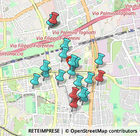 Mappa Via Giuseppe di Vittorio, 00177 Roma RM, Italia (0.8245)