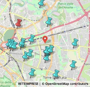 Mappa Via Giuseppe di Vittorio, 00177 Roma RM, Italia (2.474)