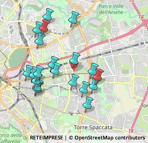 Mappa Via Mario Chiri, 00177 Roma RM, Italia (2.0055)