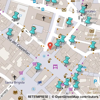 Mappa Piazza Campo de' Fiori, 00186 Roma RM, Italia (0.1005)