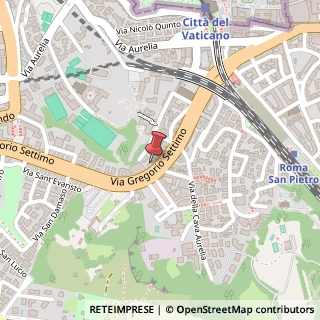 Mappa Via Gregorio VII, 96, 00165 Roma, Roma (Lazio)