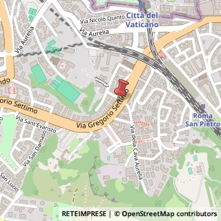 Mappa Via Gregorio VII, 80, 00165 Roma, Roma (Lazio)