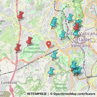 Mappa Via Lanfranco, 00165 Roma RM, Italia (2.76167)