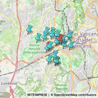 Mappa Via Lanfranco, 00165 Roma RM, Italia (1.208)