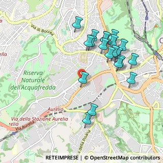 Mappa Via Lanfranco, 00165 Roma RM, Italia (1.07)