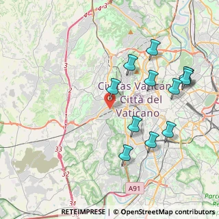 Mappa Via Aurelia, 00165 Roma RM, Italia (4.55667)