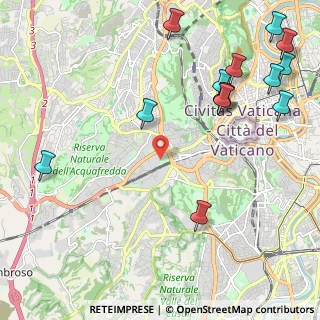 Mappa Via Aurelia, 00165 Roma RM, Italia (2.98643)