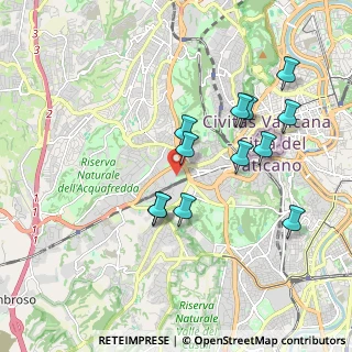 Mappa Via Aurelia, 00165 Roma RM, Italia (1.8925)