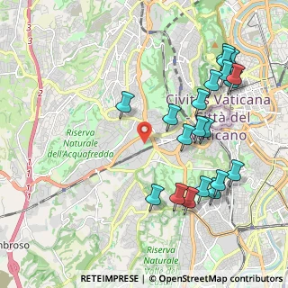 Mappa Via Aurelia, 00165 Roma RM, Italia (2.421)