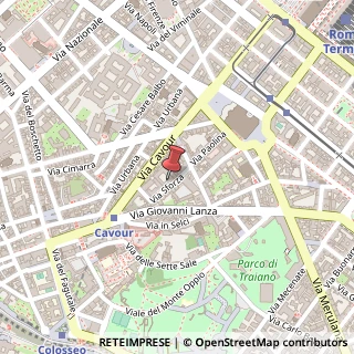 Mappa Via Sforza, 4, 00184 Roma, Roma (Lazio)