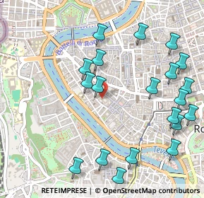 Mappa Via di Montoro, 00186 Roma RM, Italia (0.6505)