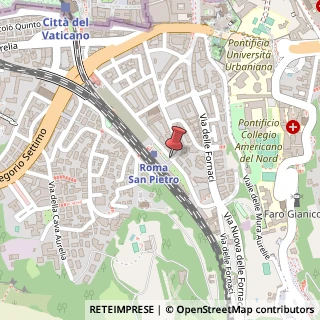 Mappa Via della Stazione di San Pietro,  40, 00165 Roma, Roma (Lazio)