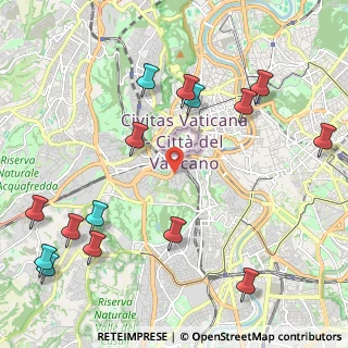 Mappa Via dell'Argilla, 00165 Roma RM, Italia (2.90867)