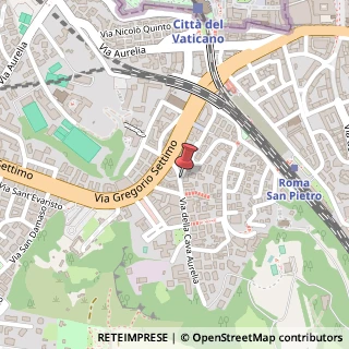 Mappa Via della Cava Aurelia, 21, 00165 Roma, Roma (Lazio)