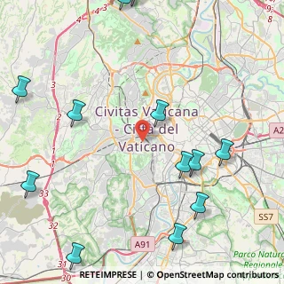 Mappa Via dell'Argilla, 00165 Roma RM, Italia (6.24417)