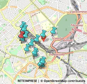 Mappa Via degli Equi, 00153 Roma RM, Italia (0.96)