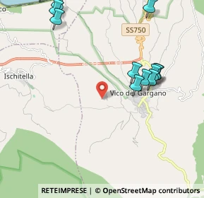 Mappa Via Simio della Malva, 71018 Vico del Gargano FG, Italia (3.3735)