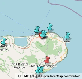 Mappa Via Simio della Malva, 71018 Vico del Gargano FG, Italia (15.43917)