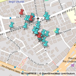 Mappa Via dei Gozzadini, 00165 Roma RM, Italia (0.076)