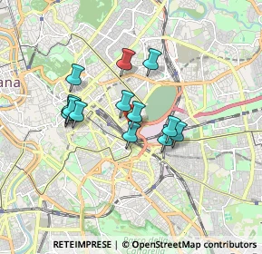 Mappa Via degli Aurunci, 00186 Roma RM, Italia (1.47214)