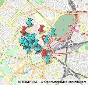 Mappa Via degli Aurunci, 00186 Roma RM, Italia (0.782)