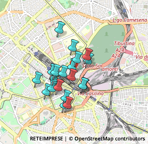 Mappa Via degli Aurunci, 00186 Roma RM, Italia (0.7055)