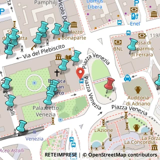 Mappa Piazza di S. Marco, 00186 Roma RM, Italia (0.092)