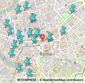 Mappa Piazza di S. Marco, 00186 Roma RM, Italia (0.6255)