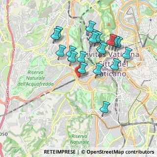Mappa Via Camillo Caccia Dominioni, 00165 Roma RM, Italia (1.8625)
