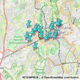 Mappa Via Camillo Caccia Dominioni, 00165 Roma RM, Italia (1.328)