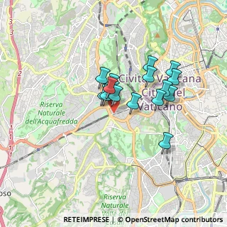 Mappa Via Camillo Caccia Dominioni, 00165 Roma RM, Italia (1.36625)