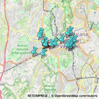 Mappa Via Camillo Caccia Dominioni, 00165 Roma RM, Italia (1.2495)