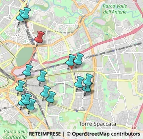 Mappa Via Cherso, 00177 Roma RM, Italia (2.40824)