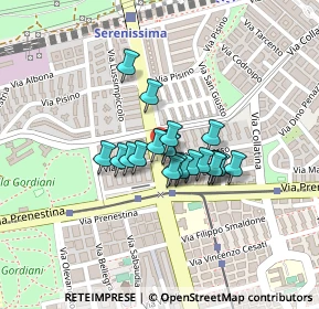 Mappa Via Cherso, 00177 Roma RM, Italia (0.137)