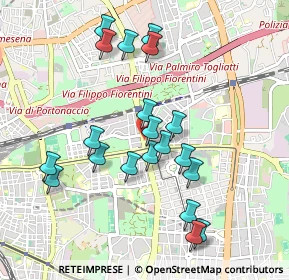 Mappa Via Cherso, 00177 Roma RM, Italia (0.9835)