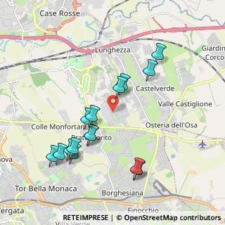 Mappa Via Berta Von Suttner, 00132 Roma RM, Italia (2.13133)