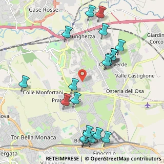 Mappa Via Berta Von Suttner, 00132 Roma RM, Italia (2.593)